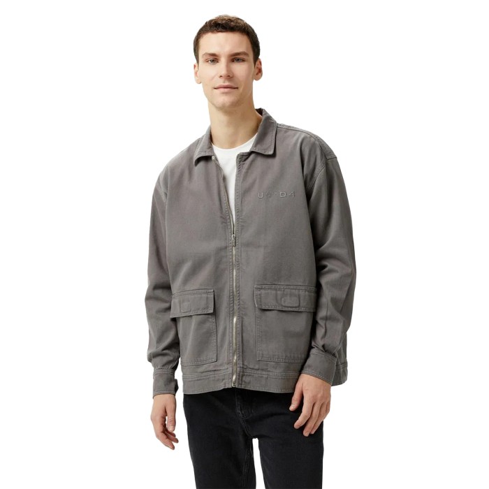куртка washed denim zip jacket UNU4WDJANT фотография