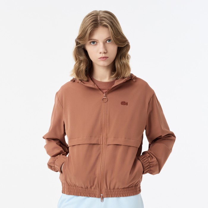 куртка женская легкая куртка lacoste с капюшоном BF0508I1K фотография