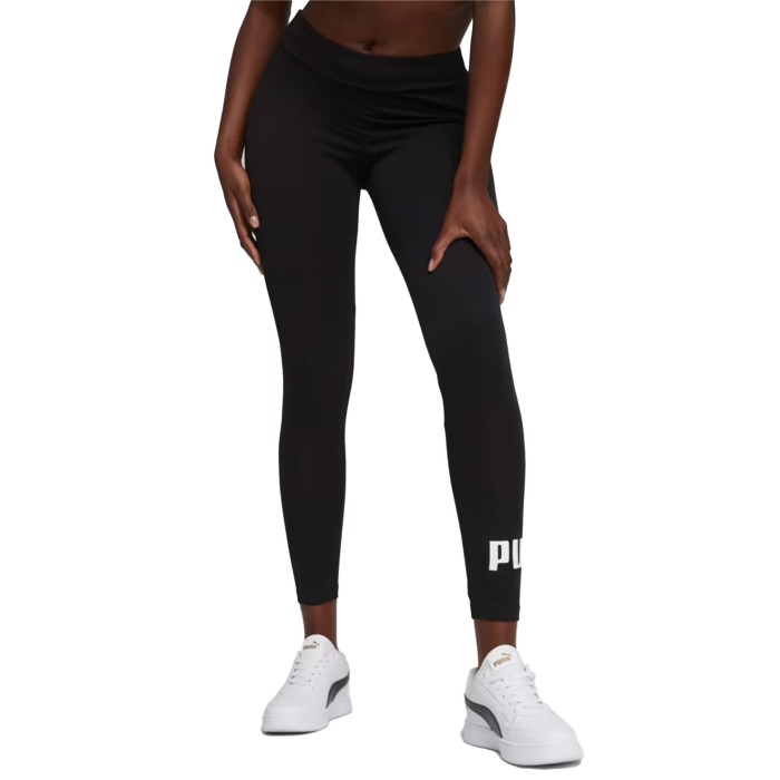 леггинсы essentials  logo leggings от бренда puma вид слева