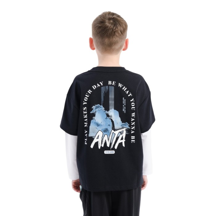 лонгслив big kids ls tee от бренда anta вид слева