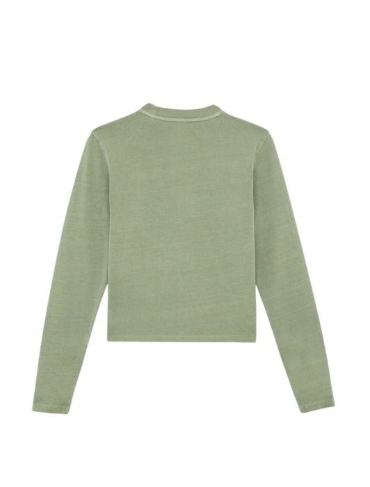 лонгслив christiana gd ls tee из хлопка спереди