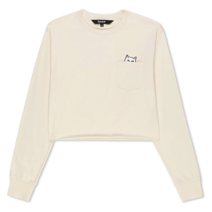 лонгслив lord nermal cropped long sleeve pocket tee RNDFAL24W12R00 фотография