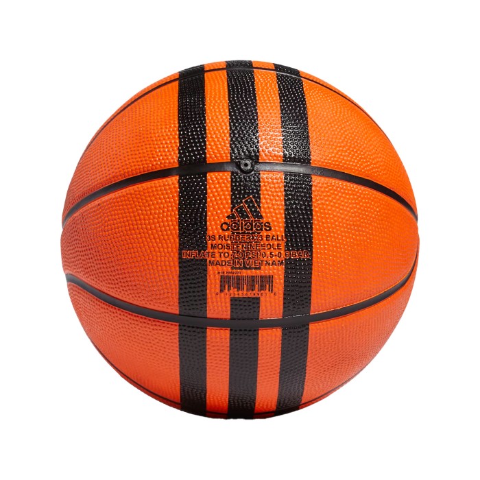 мяч 3 stripes rubber basket ball от бренда adidas вид слева