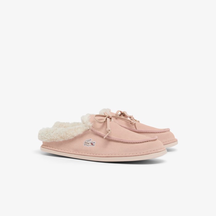 мюли aubrey mule от бренда lacoste вид слева