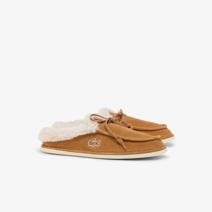 мюли aubrey mule от бренда lacoste вид слева