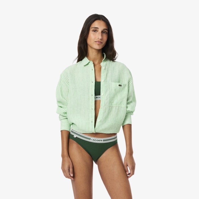 нижнее белье женское нижнее белье lacoste из эластичного хлопка 8F1333132 фотография