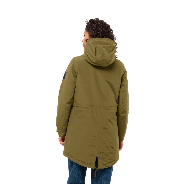 парка talforst parka от бренда jack wolfskin вид слева