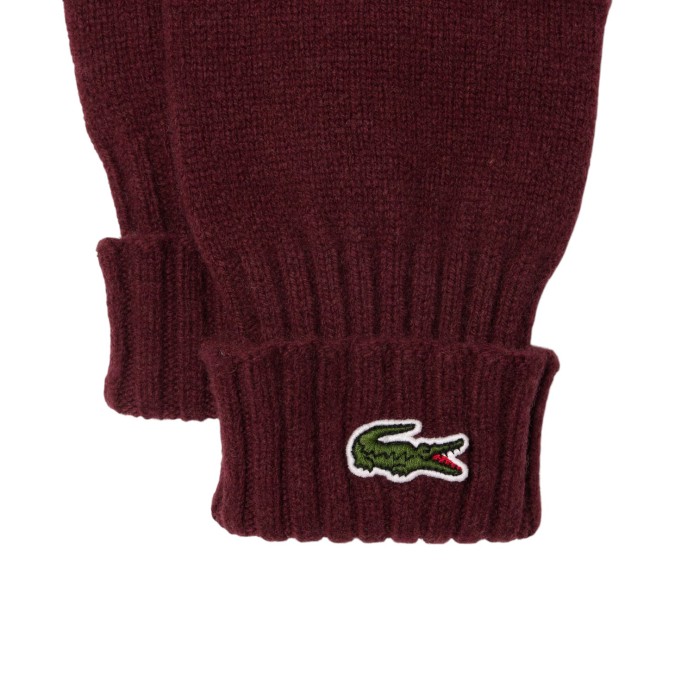 перчатки classic wool от бренда lacoste вид слева