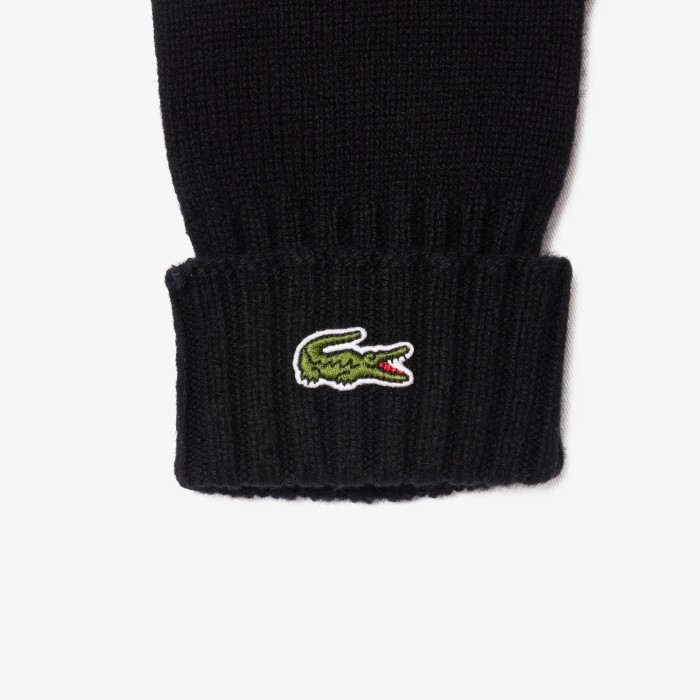 перчатки gloves от бренда lacoste вид слева