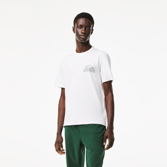 пижама loungewear от бренда lacoste вид слева