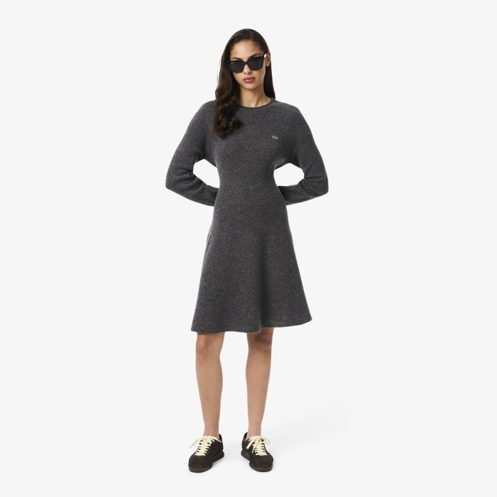 платье бесшовное шерстяное платье lacoste EF4161050 фотография