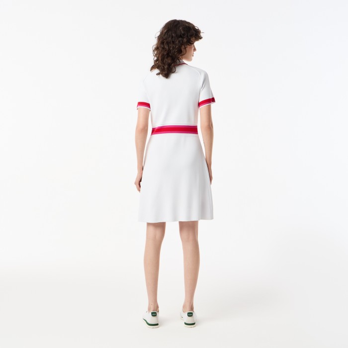 платье женское платье lacoste из вискозы от бренда lacoste вид слева