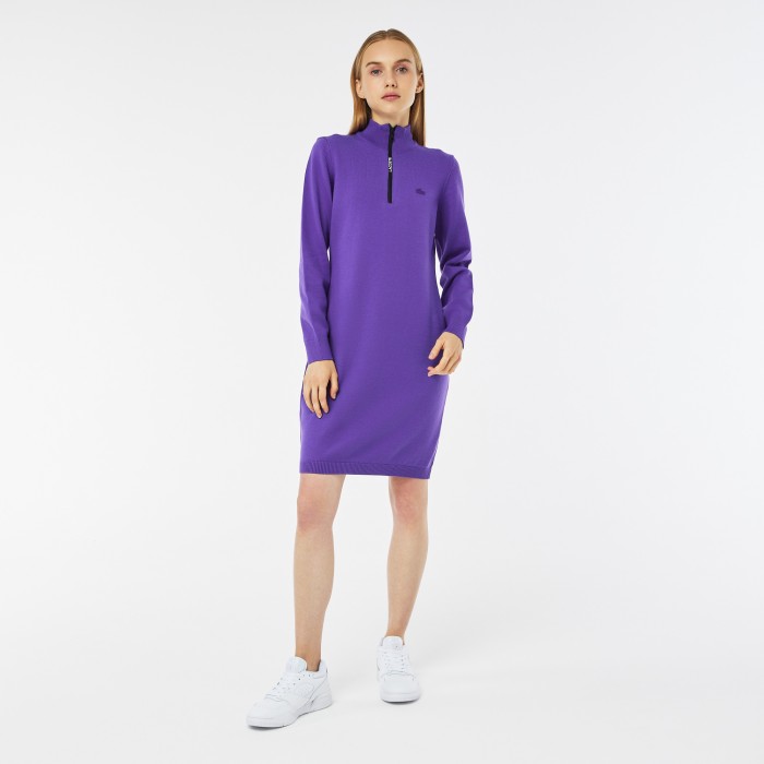 платье женское платье lacoste с длинным рукавом на молнии EF231212P фотография