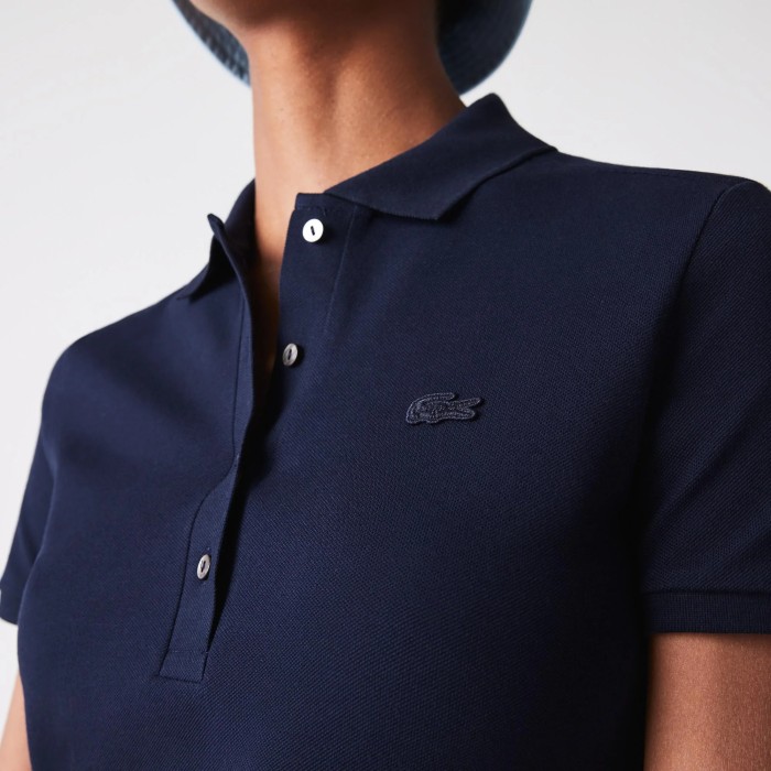 платье женское платье-поло lacoste приталенного кроя для взрослого возраста с изнаночной стороны