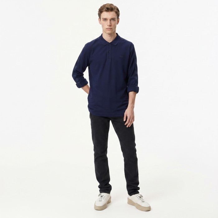 поло мужская хлопковая рубашка-поло lacoste PH2615166 фотография