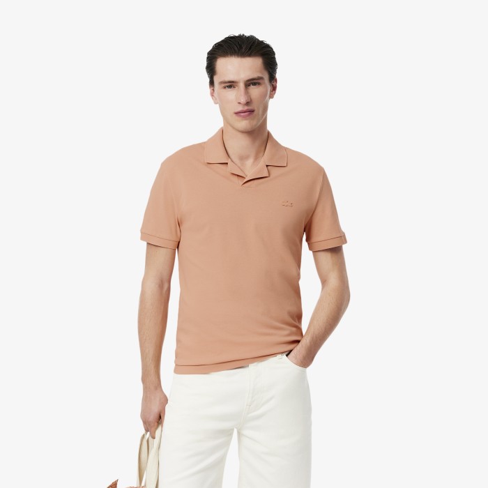 поло мужское поло lacoste из эластичного органического хлопка PH0084ZIH фотография