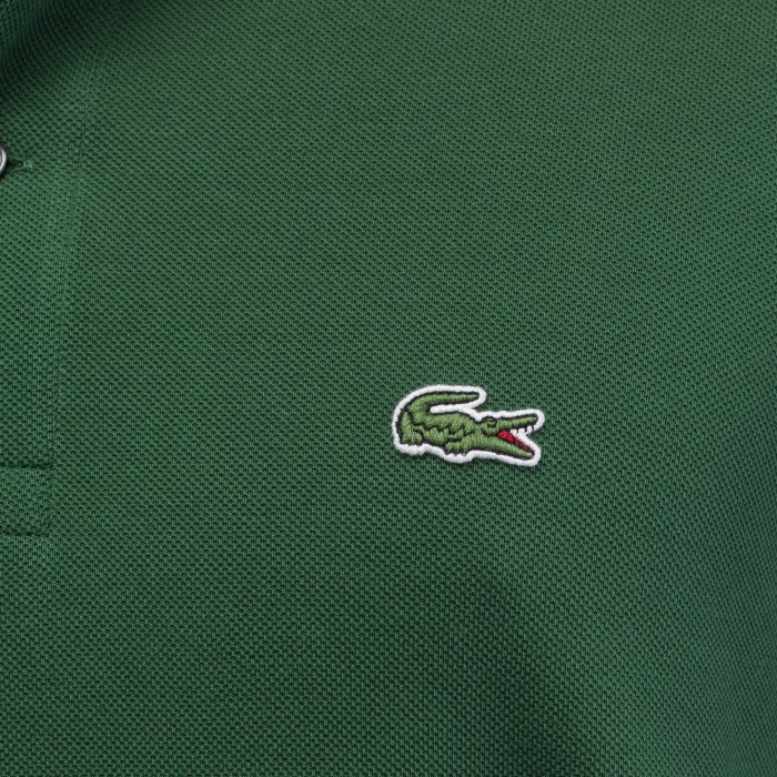 поло мужское поло lacoste l1212 классического кроя - качественный продукт вид сбоку