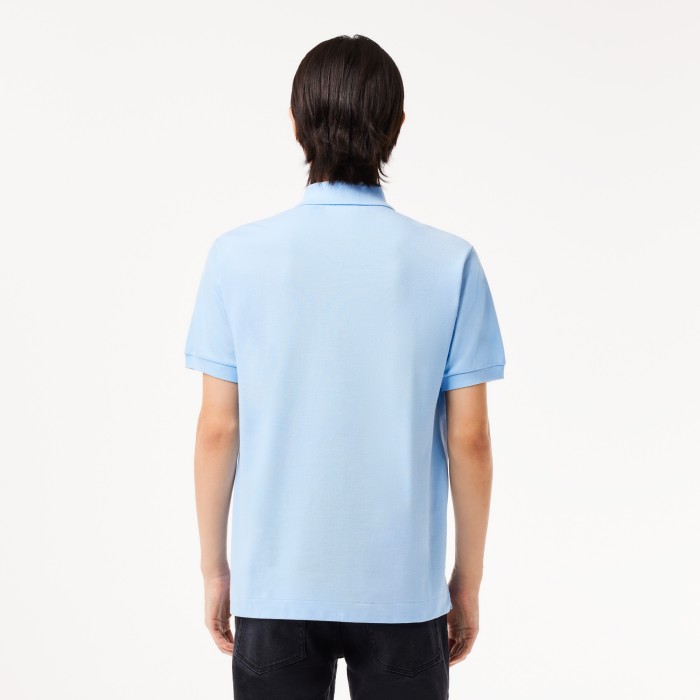 поло мужское поло lacoste l1212 классического кроя от бренда lacoste вид слева