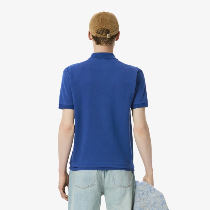 поло мужское поло lacoste l1212 классического кроя от бренда lacoste вид слева