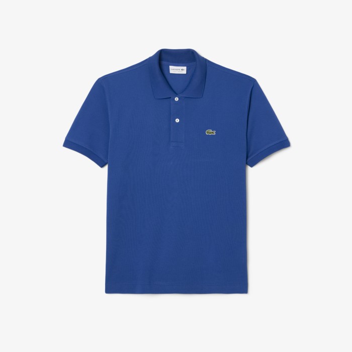поло мужское поло lacoste l1212 классического кроя - качественный продукт вид сбоку