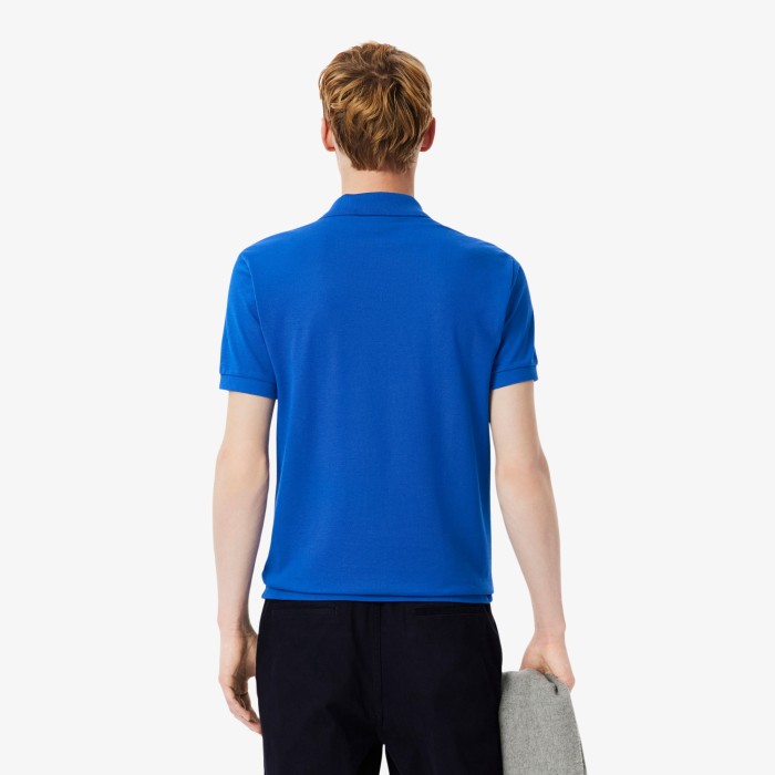 поло мужское поло lacoste l1212 классического кроя от бренда lacoste вид слева