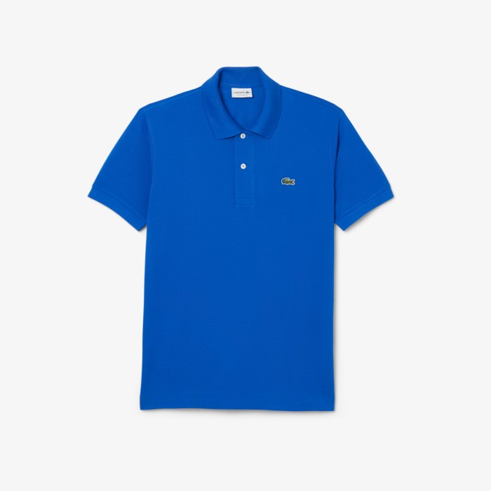 поло мужское поло lacoste l1212 классического кроя - качественный продукт вид сбоку