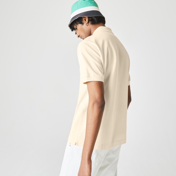 поло мужское поло lacoste l1212 классического кроя из хлопка спереди