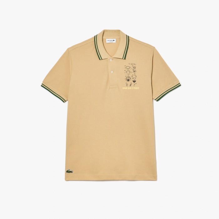 поло мужское поло lacoste original l.12.12 из органического хлопка по цене 11388 руб вид справа