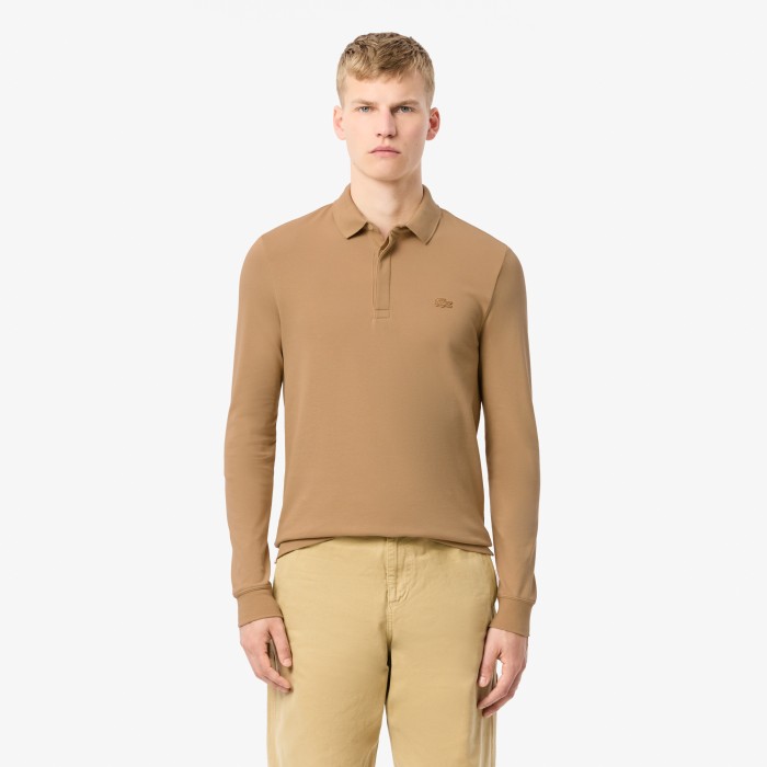 поло мужское поло lacoste с длинными рукавами PH248102S фотография