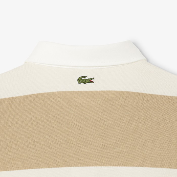 поло мужское поло-регби lacoste свободного кроя повседневного стиля с лицевой стороны