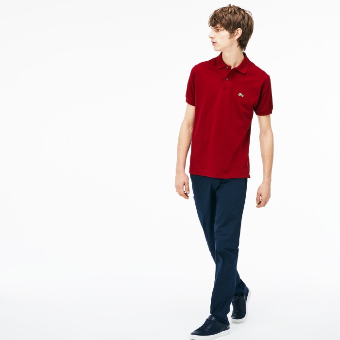 поло поло lacoste от бренда lacoste вид слева