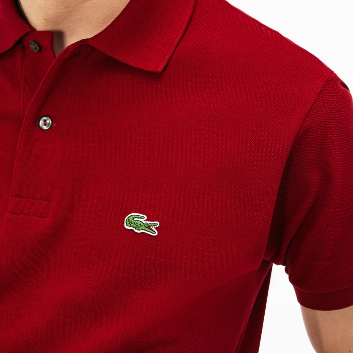 поло поло lacoste - качественный продукт вид сбоку