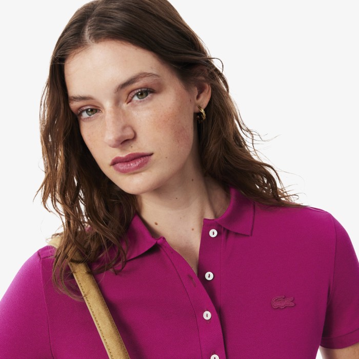 поло polo от бренда lacoste вид слева