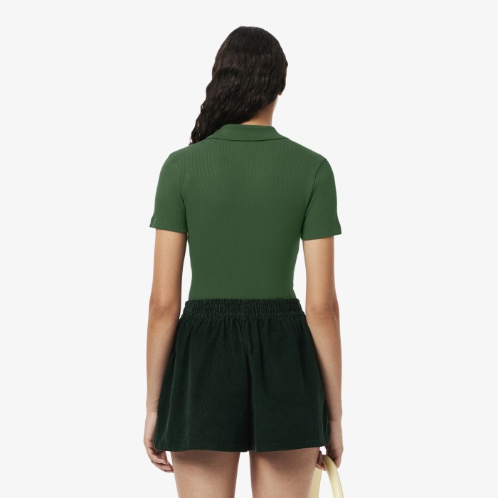 поло polo от бренда lacoste вид слева