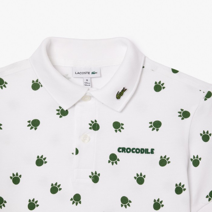 поло polo от бренда lacoste вид слева