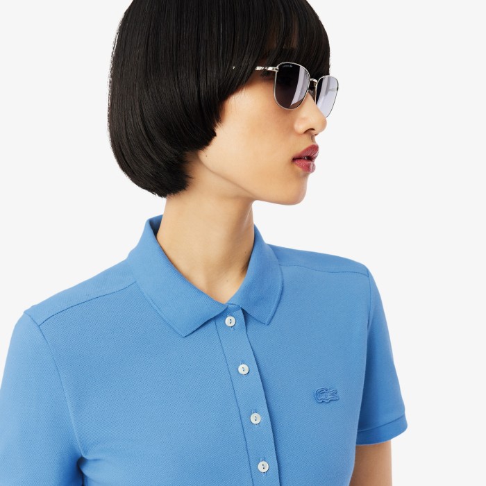 поло polo от бренда lacoste вид слева