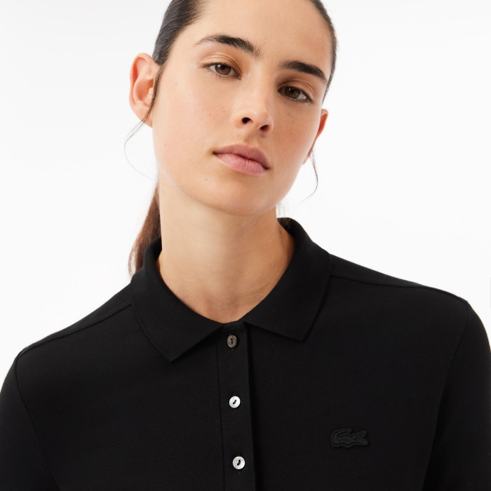 поло polo от бренда lacoste вид слева