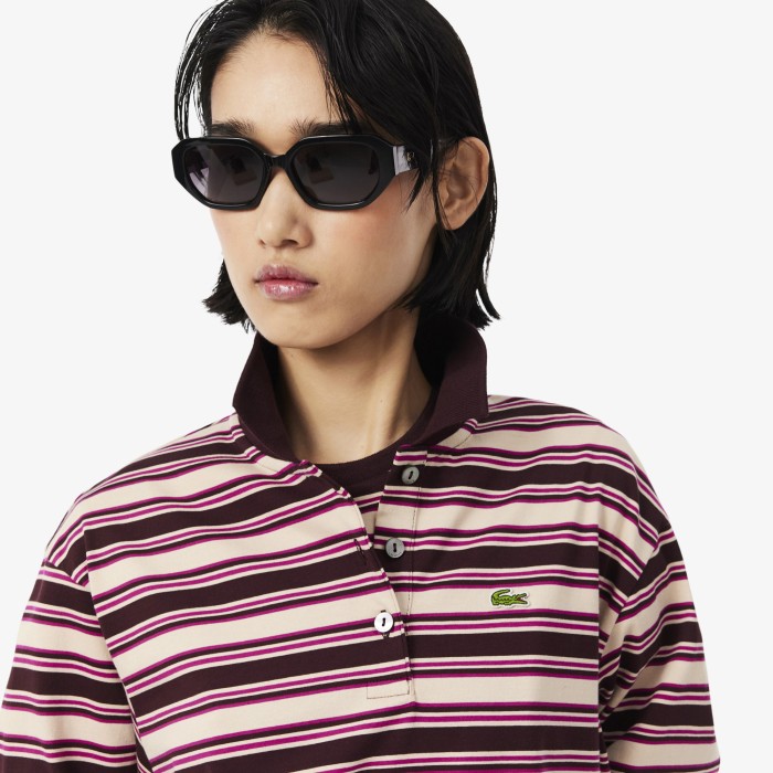 поло polo от бренда lacoste вид слева
