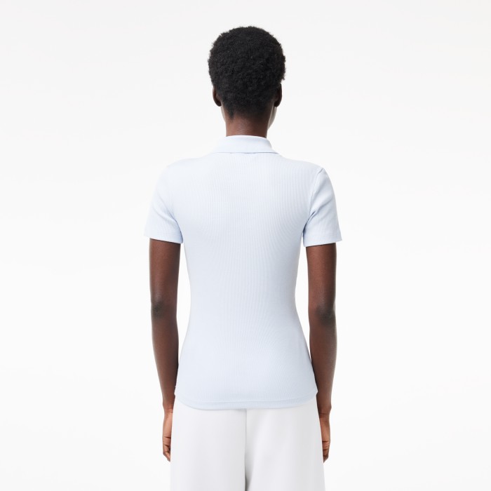 поло polo от бренда lacoste вид слева
