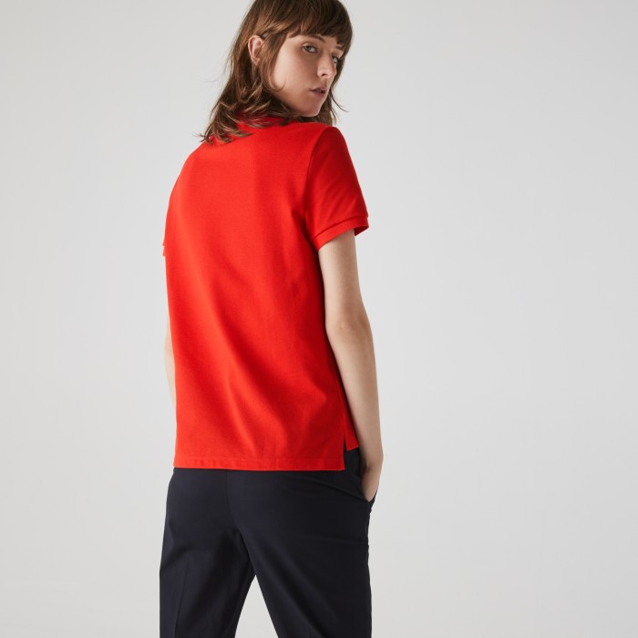 поло polo от бренда lacoste вид слева