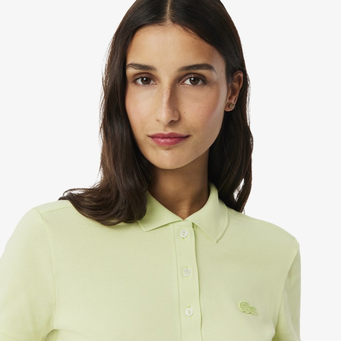 поло polo от бренда lacoste вид слева