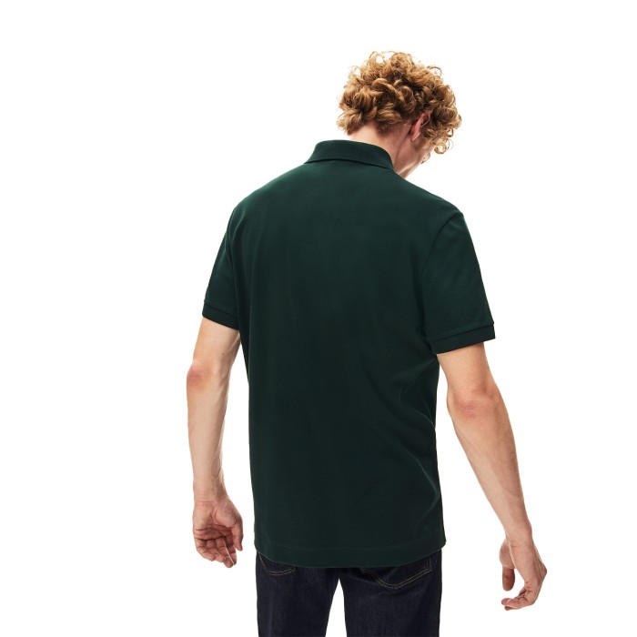 поло polo от бренда lacoste вид слева