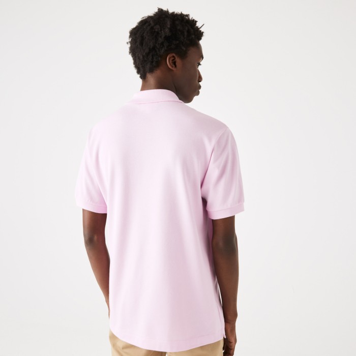 поло polo от бренда lacoste вид слева