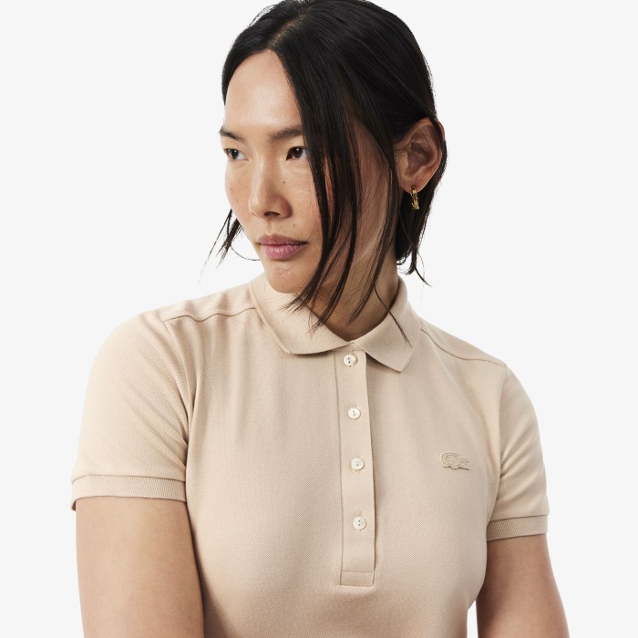 поло женская рубашка-поло lacoste l.12.d от бренда lacoste вид слева