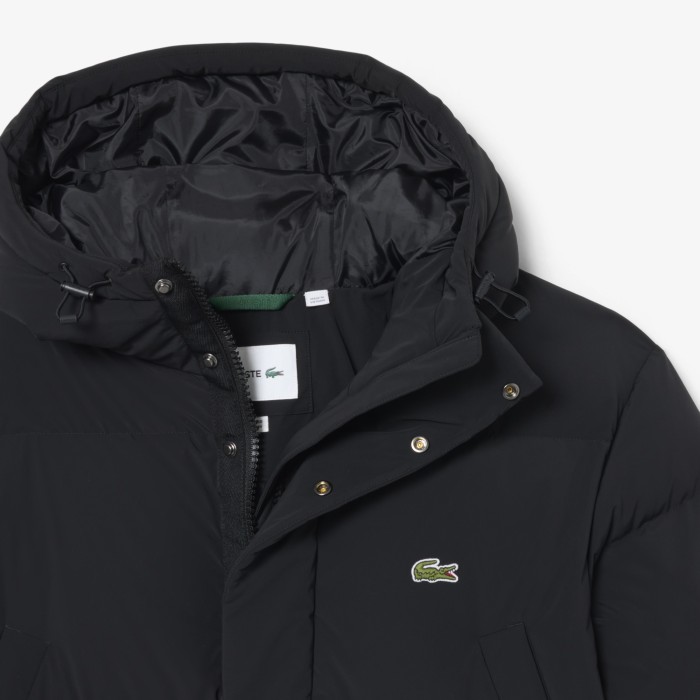 пуховик blouson от бренда lacoste вид слева
