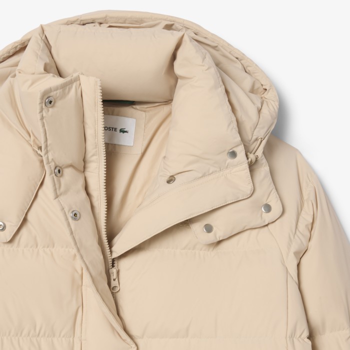 пуховик blouson от бренда lacoste вид слева