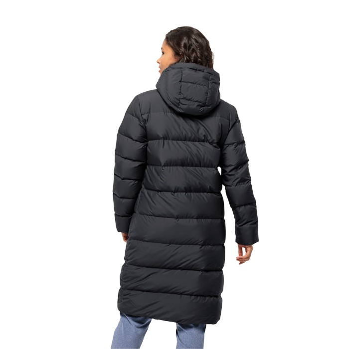 пуховик frozen palace coat от бренда jack wolfskin вид слева