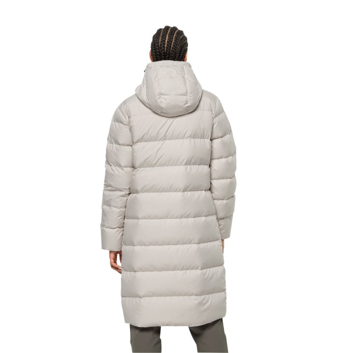пуховик frozen palace coat от бренда jack wolfskin вид слева