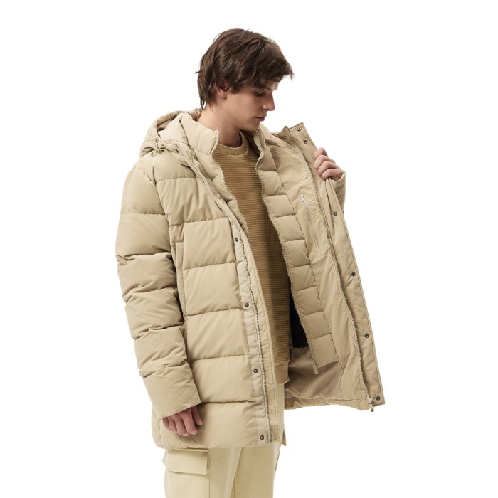 пуховик long puffer - качественный продукт вид сбоку