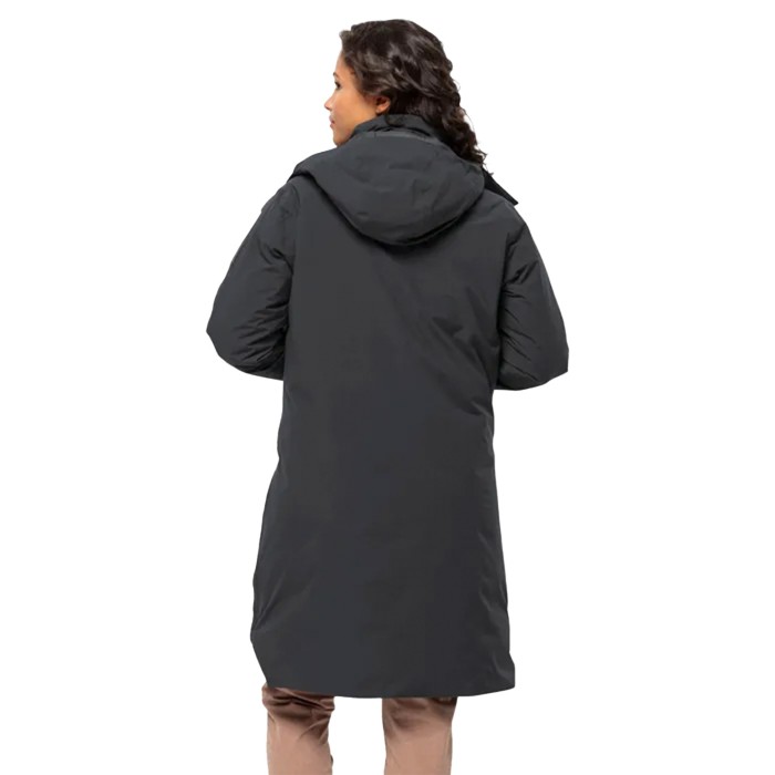 пуховик luisenplatz coat от бренда jack wolfskin вид слева